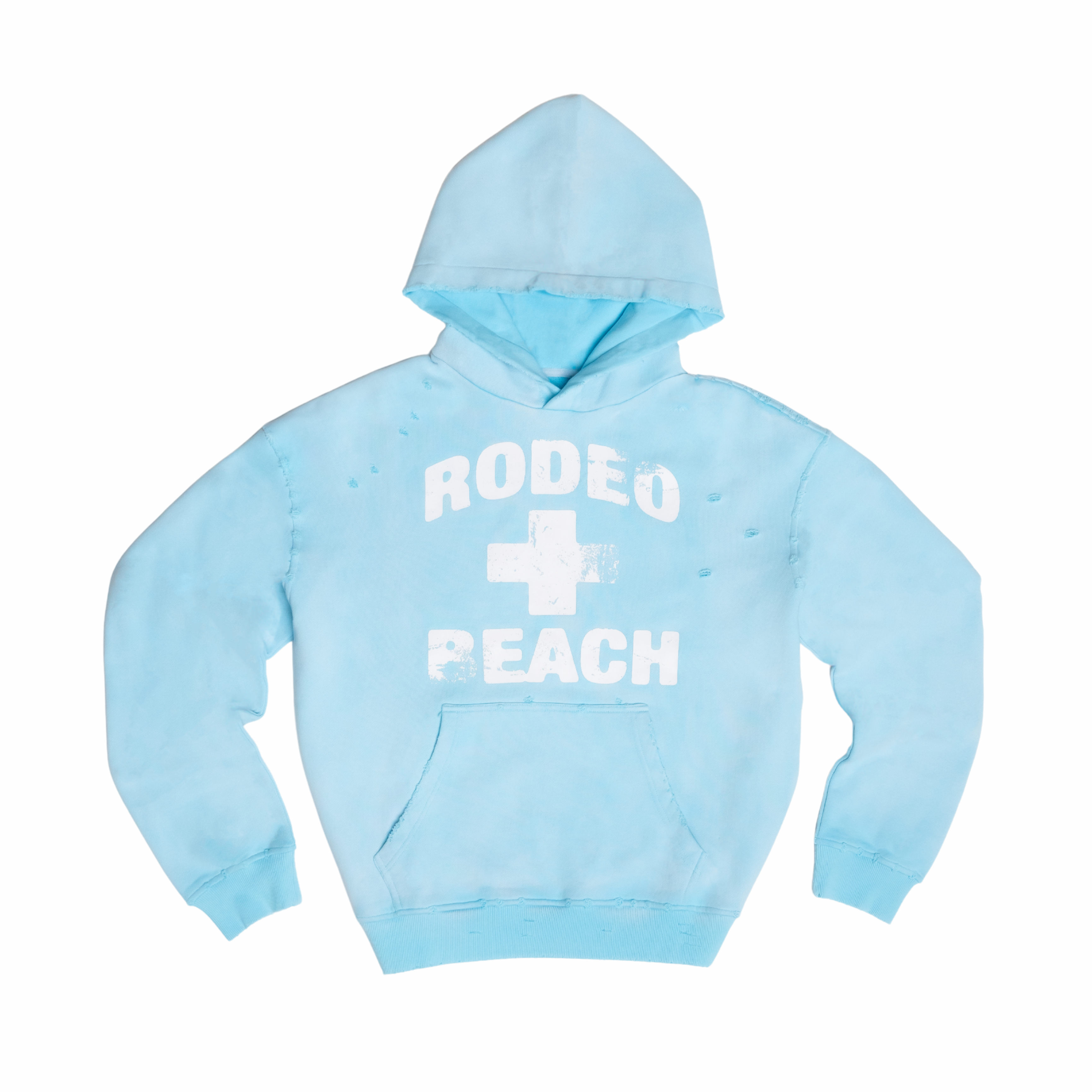 RODEO BEACH HOODIE BABY BLUE – BRAINWASHED