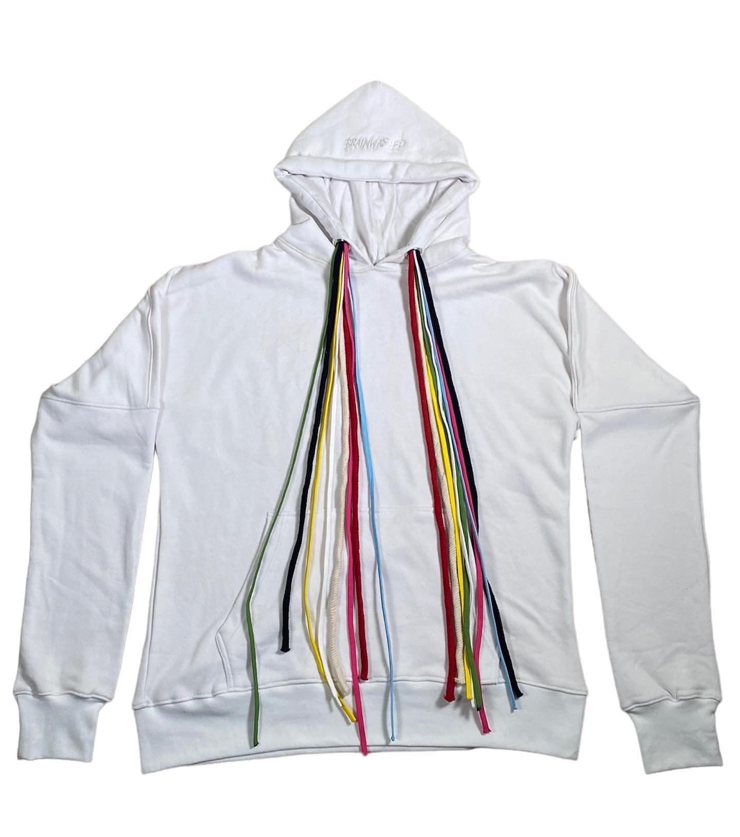 Multicord White Hoodie