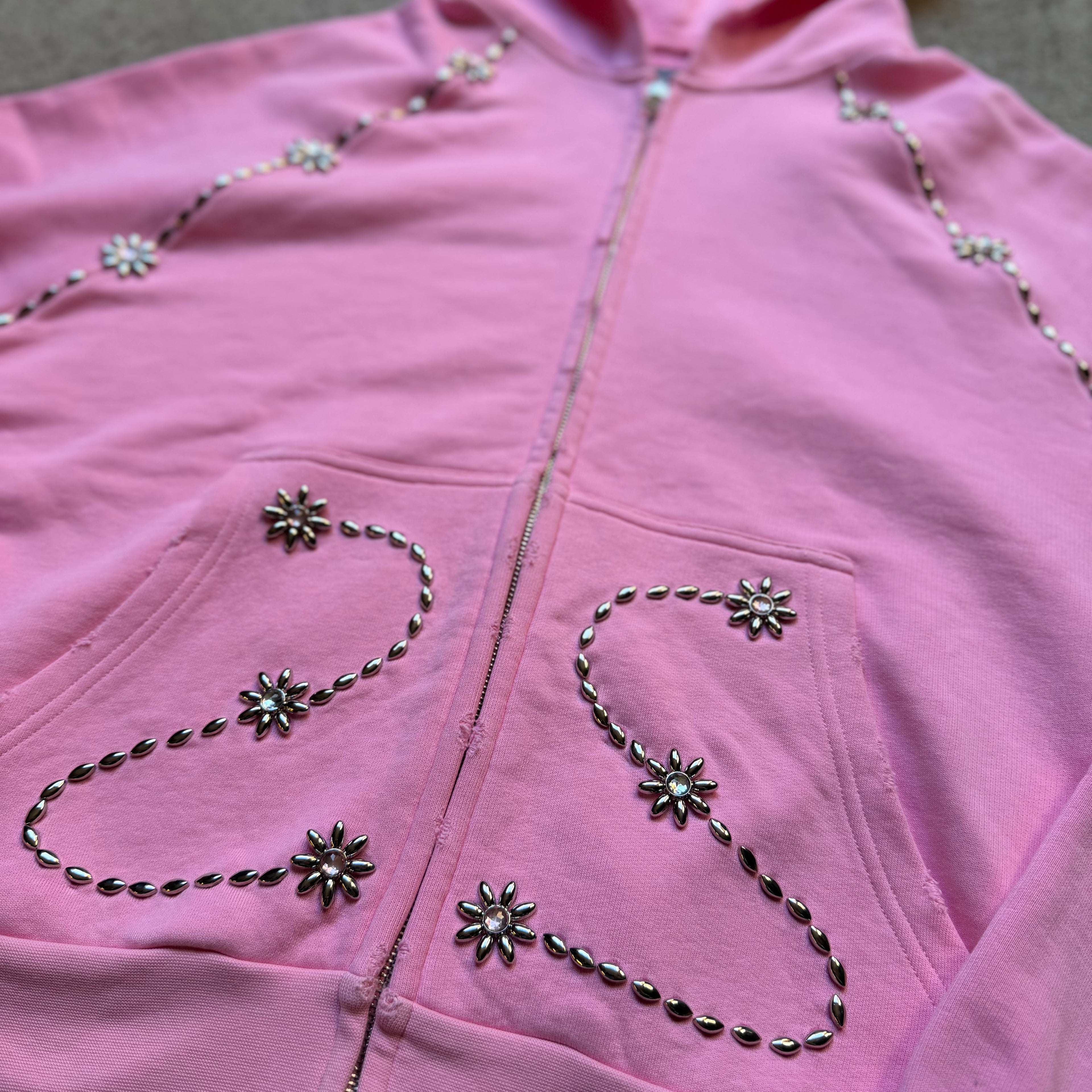 Pink Sunflower Zip up