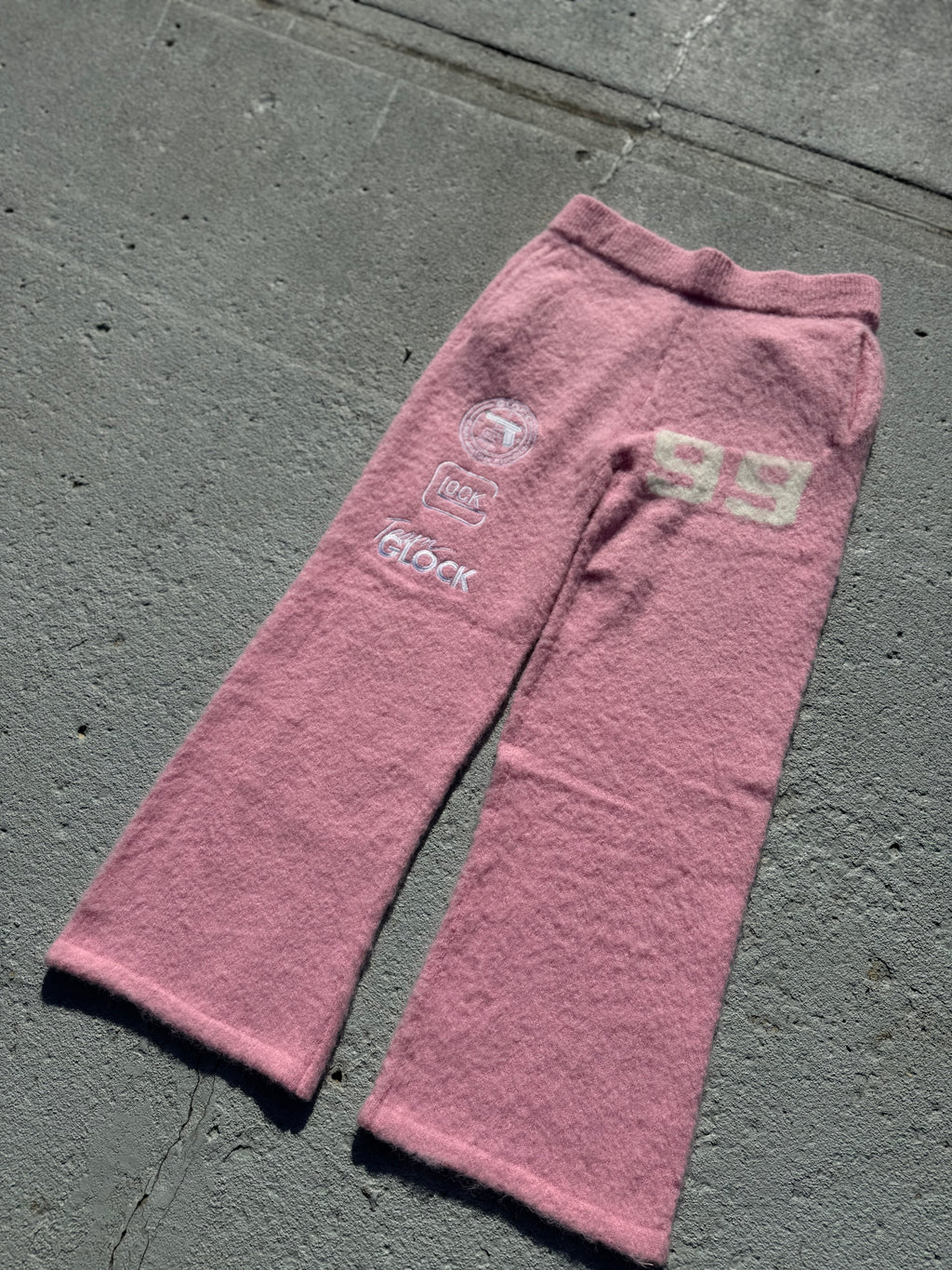 Mohair Pants Pink Tommy Vercetti Collab