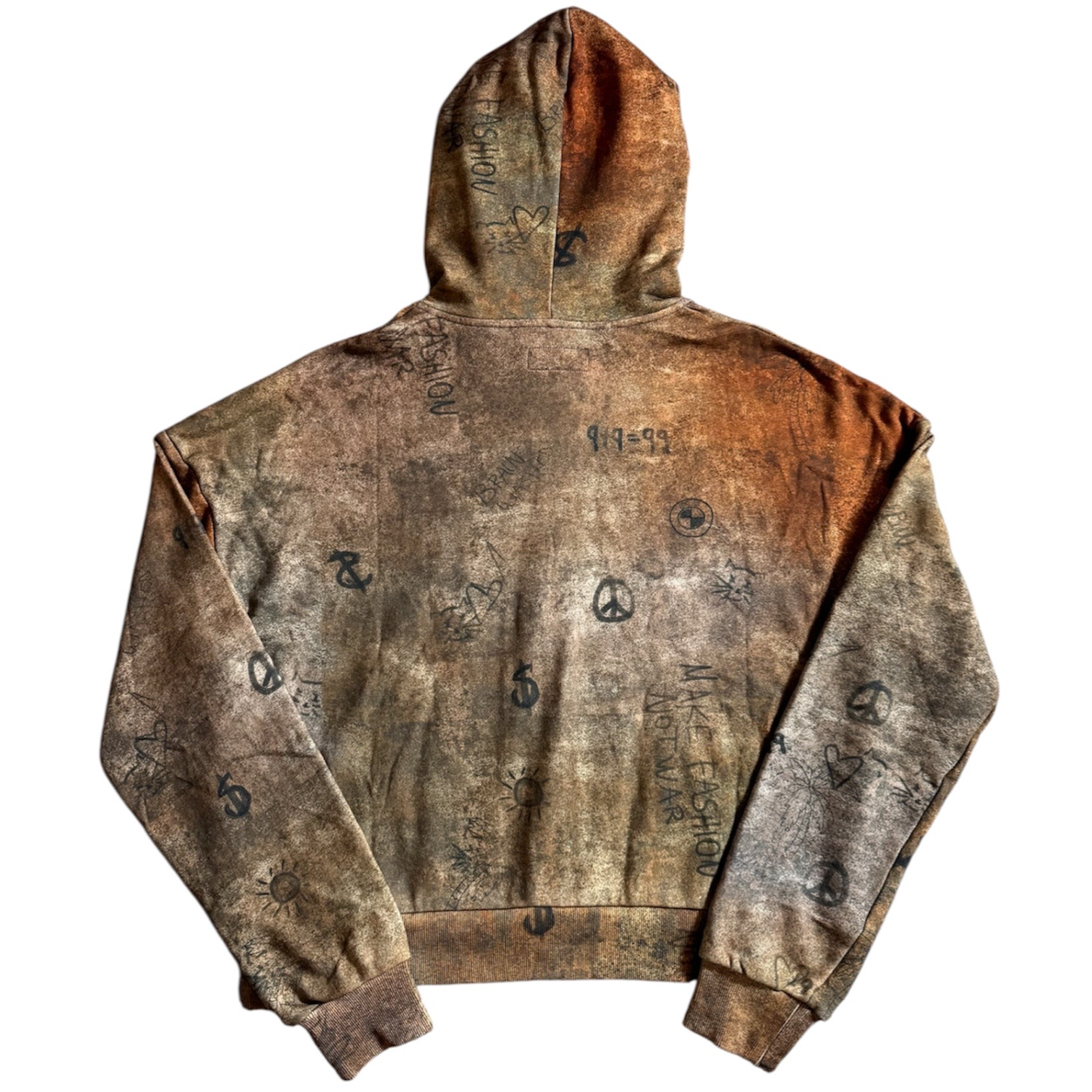 Graffiti Hoodie Tweed