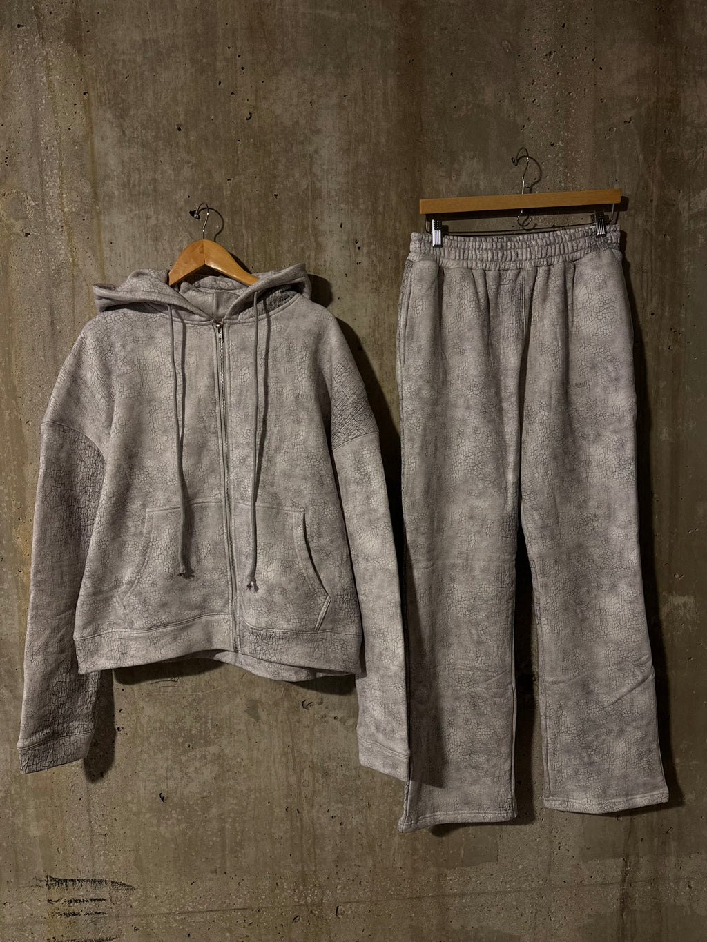 Trompe L'oeil Cracked Pants