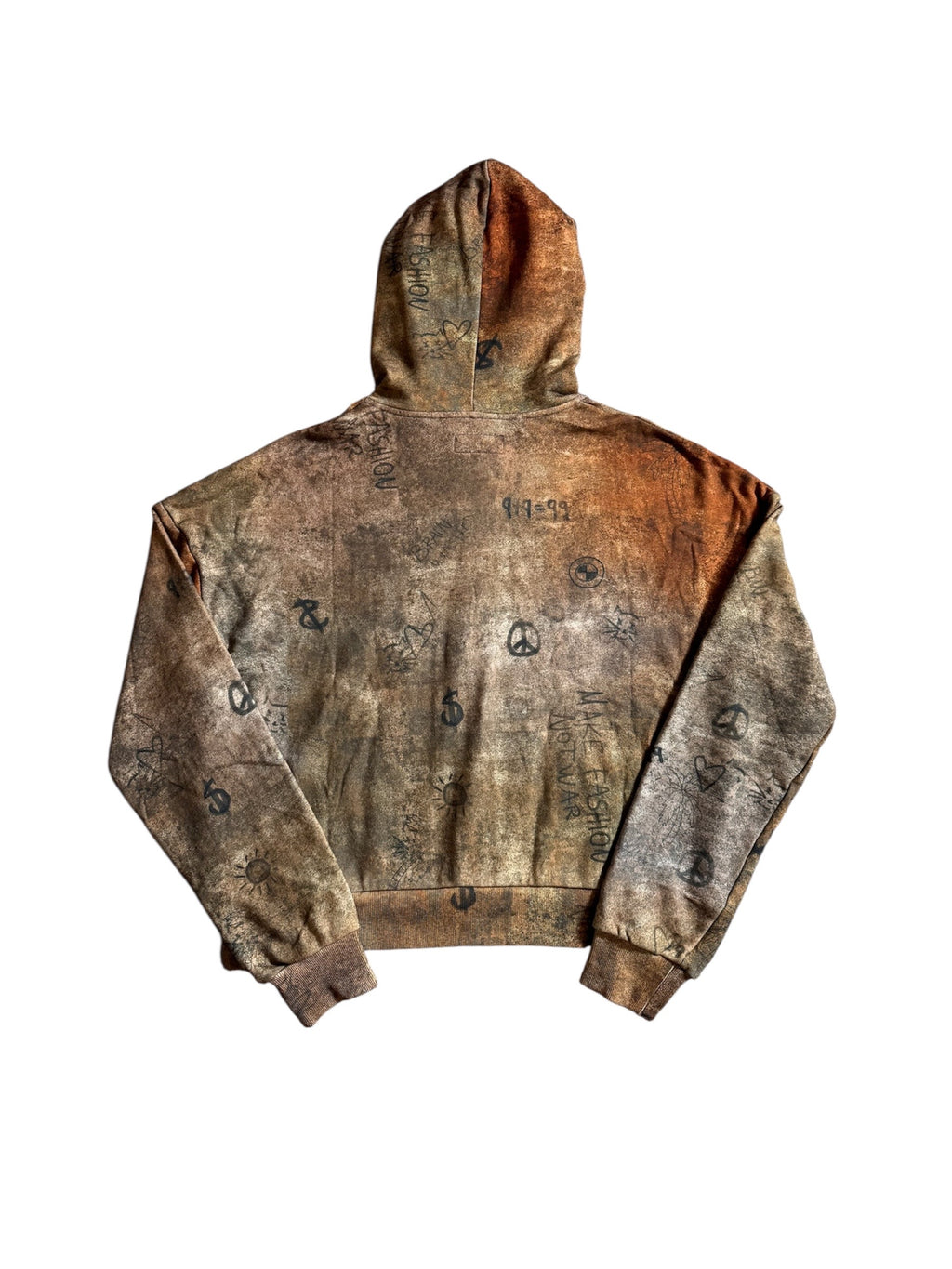 Graffiti Hoodie Tweed