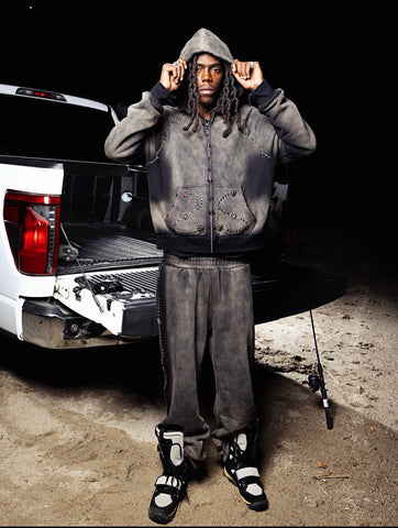 Sun Flower Zip Up - Hover