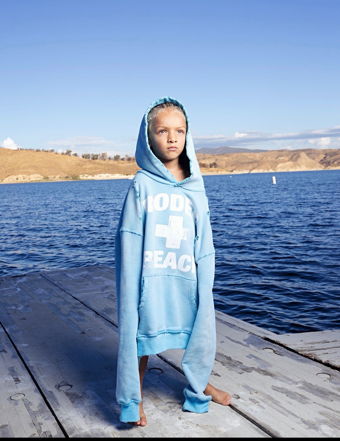 RODEO BEACH HOODIE BABY BLUE – BRAINWASHED