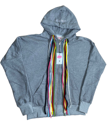 Grey Multicord Zip Up