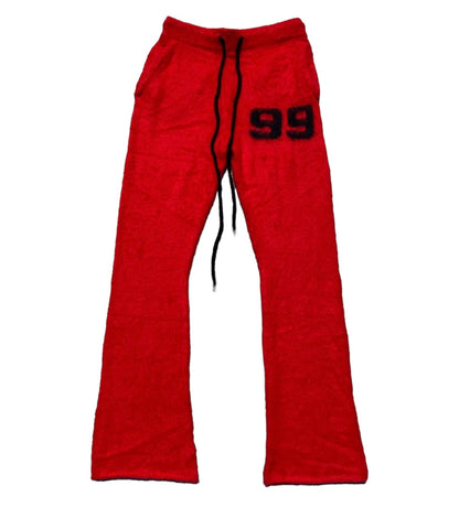 Mohair Pants Red