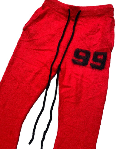 Mohair Pants Red