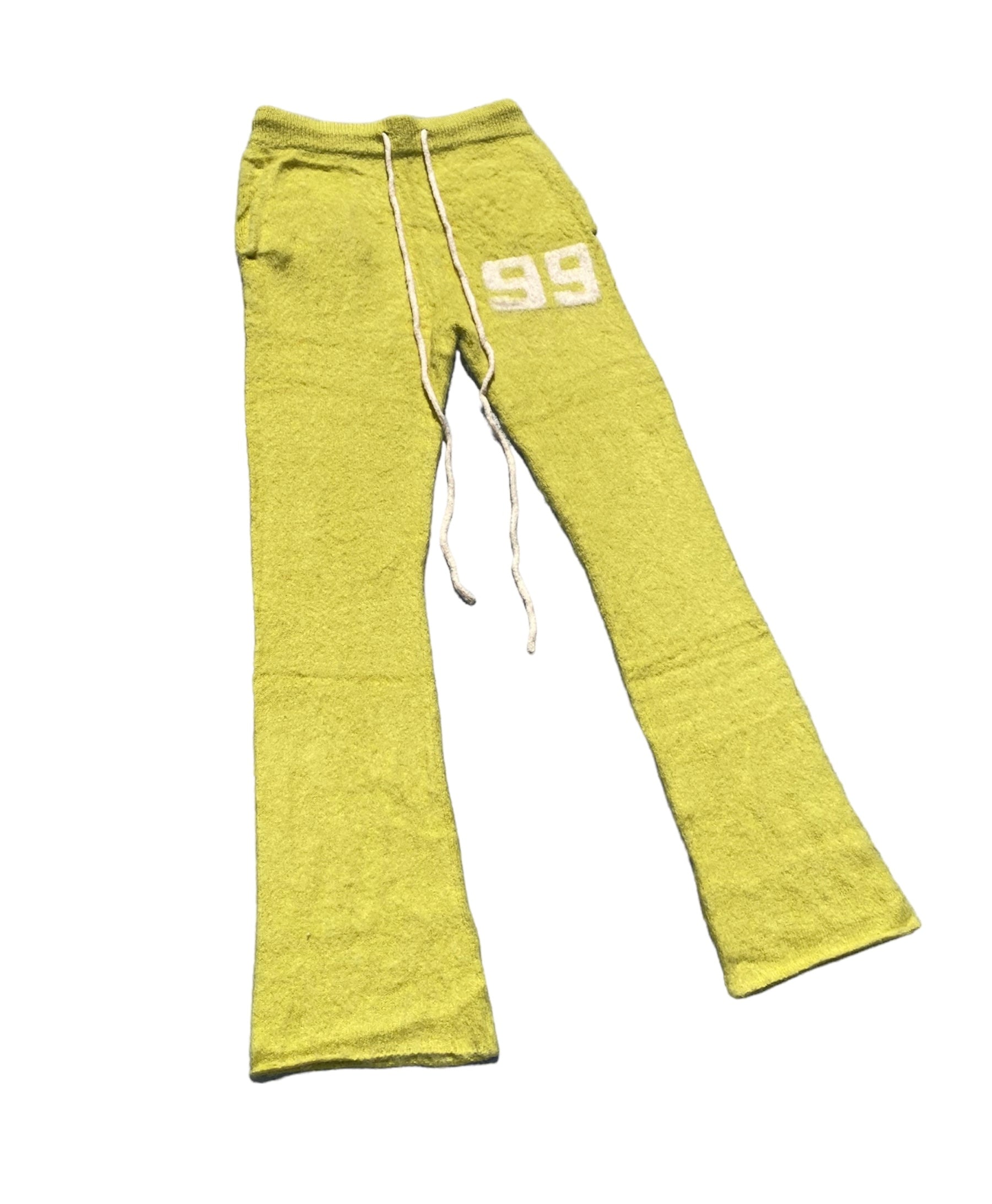 Mohair Pants Chartreuse